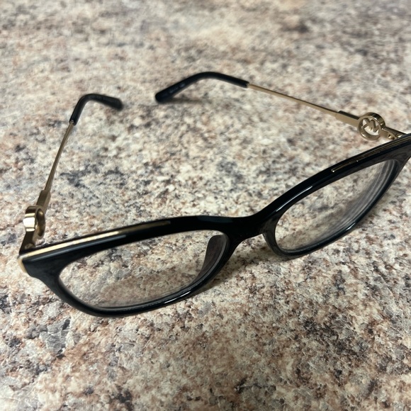 Michael Kors Black and Gold Glasses Frames Only - Picture 2 of 5